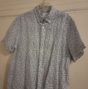 Denim & Flower Blue & White Flower Size XL Shirt
